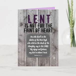 Lent Greeting Card