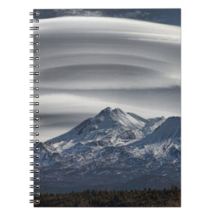 LENTICULAR ABOVE MOUNT SHASTA NOTEBOOK