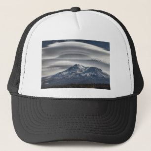 LENTICULAR ABOVE MT SHASTA #3 TRUCKER HAT