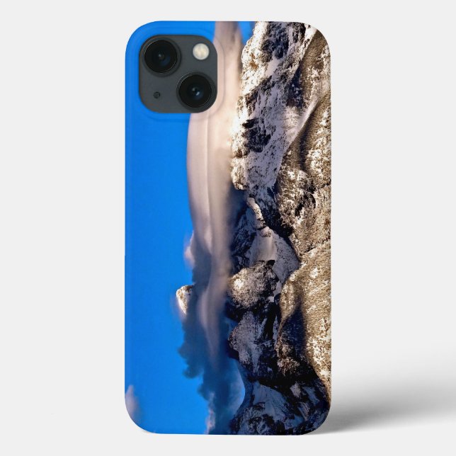 LENTICULAR CLOUDS OVER GRAND TETONS MOUNTAINS Case-Mate iPhone CASE (Back)