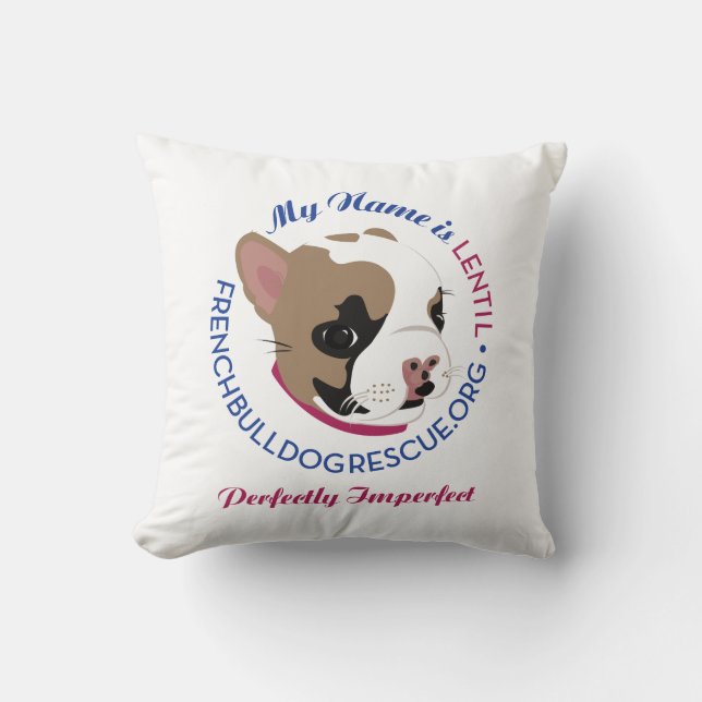 Lentil, Perfectly Imperfect Cushion (Front)