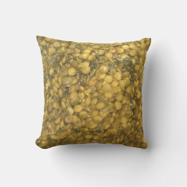 Lentils Pillow! Cushion (Front)
