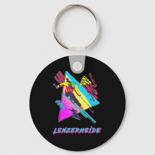 Lenzerheide ski vibrant action-packed skiing skier key ring