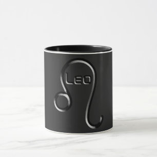 LEO, Abstract Design of the Zodiac Sign,  Mug