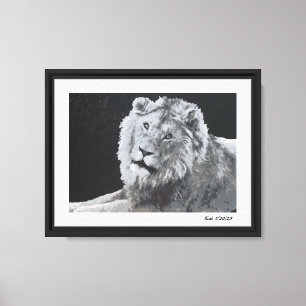 Leo, African Lion, Animal Canvas Print