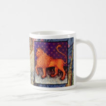 Leo Ancient Zodiac Sign Astrology Coffee Cup/Mug