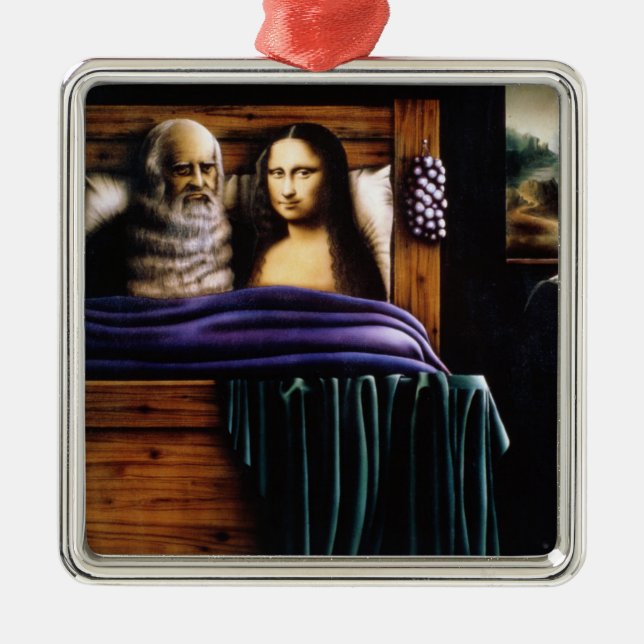 Leo and Mona Metal Tree Decoration (Front)