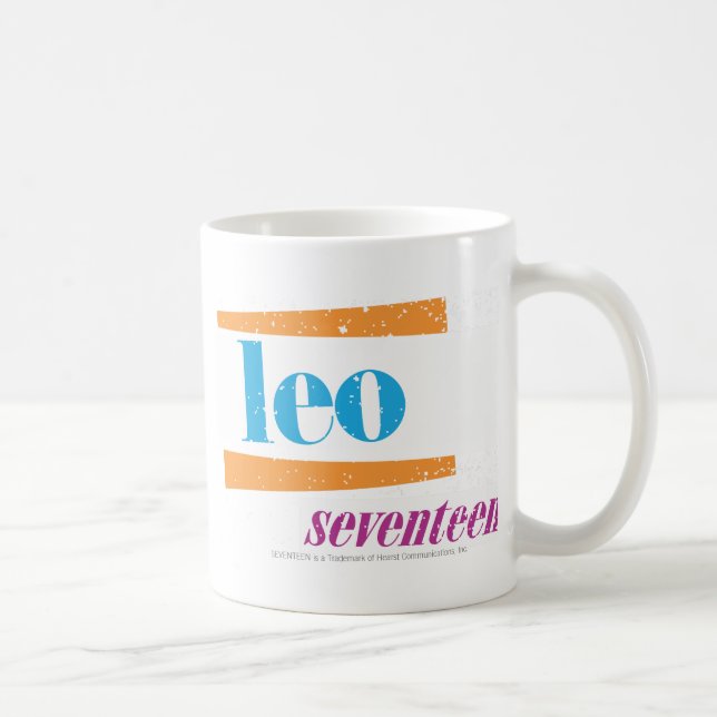 Leo Aqua Coffee Mug (Right)