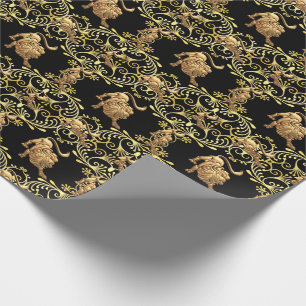 Leo Astrology Wrapping Paper