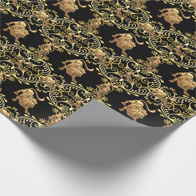 Leo Astrology Wrapping Paper (Corner)