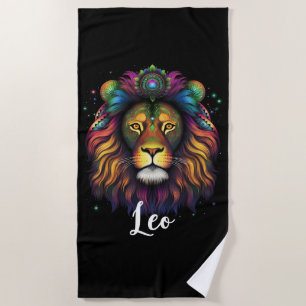 Leo Beach Towel