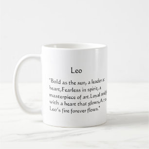 Leo birthday gift idea zodiac shirt coffee mug