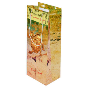 Leo Birthday Wine Gift Bag