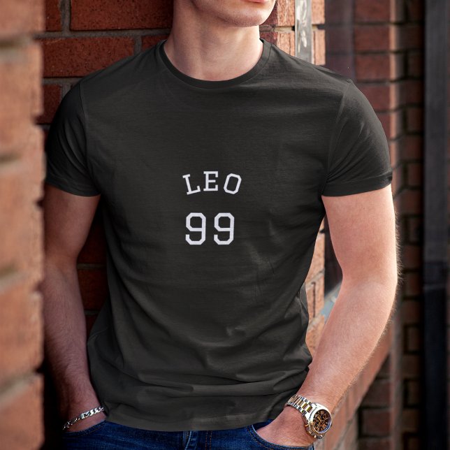Leo | Black Birthday T-Shirt (Creator Uploaded)