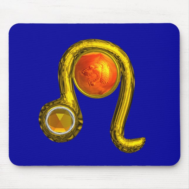 LEO,blue Mouse Pad (Front)