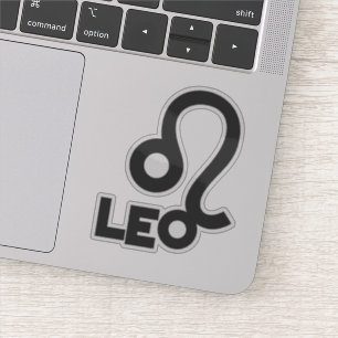 Leo Bold Zodiac Sign Horoscope Custom Text