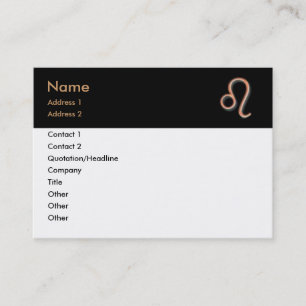 Leo Business Card