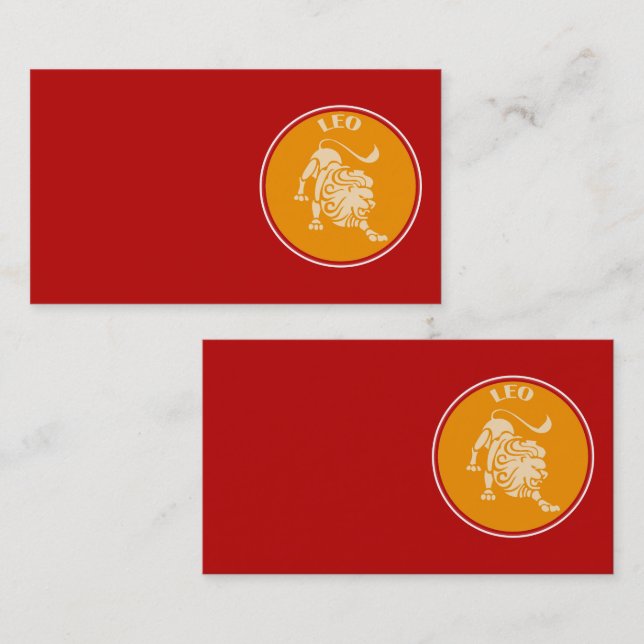 Leo Business Card (Front/Back)