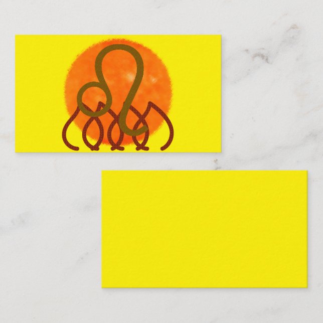 Leo Business Card (Front/Back)