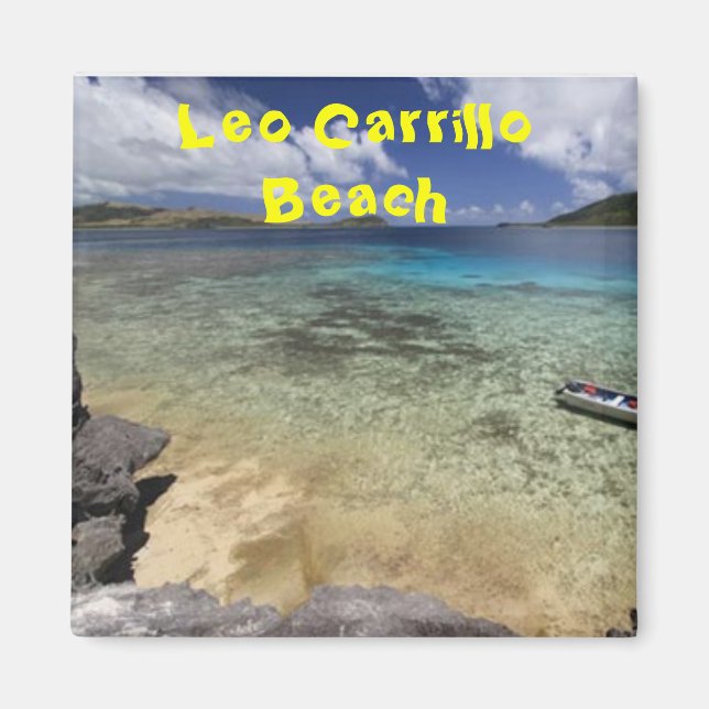 leo carrillo beach malibu californa. magnet (Front)