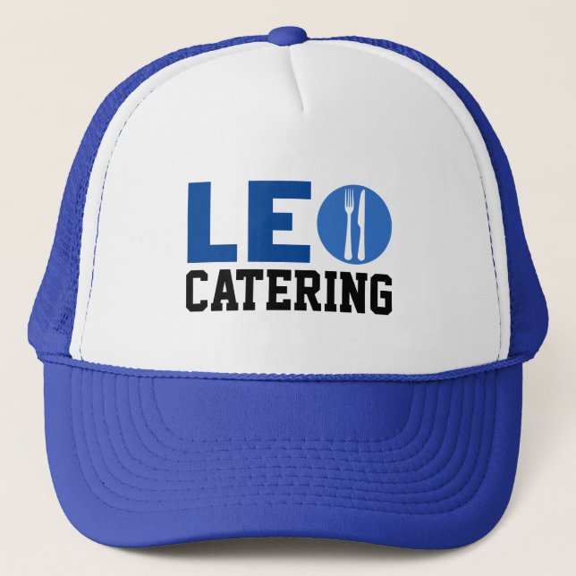 Leo catering trucker hat (Front)