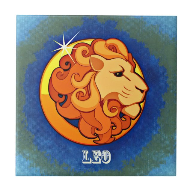 Leo Ceramic Tile (Front)