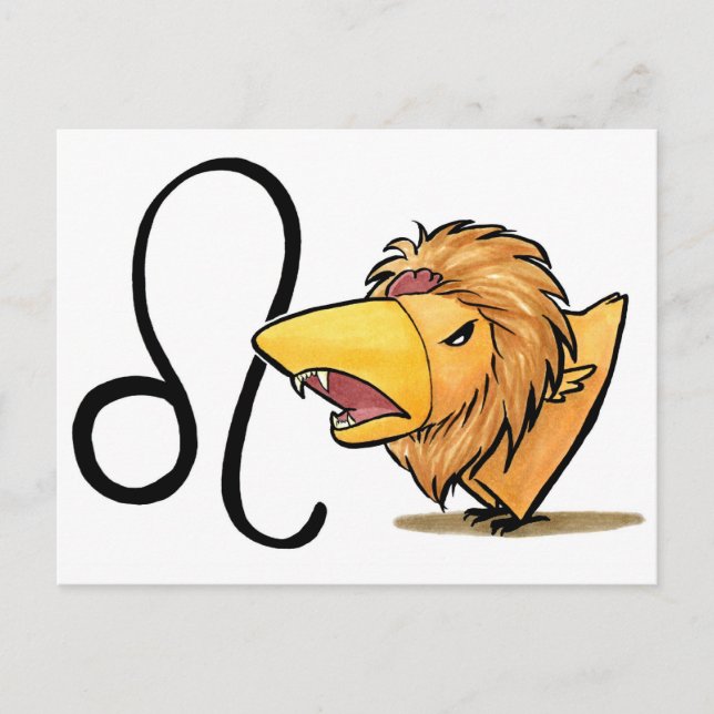 Leo Chicken Postcard (Front)