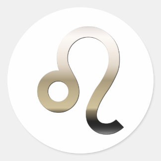 Leo Classic Round Sticker