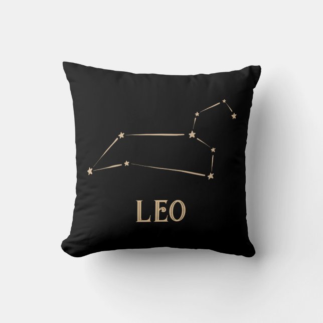 Leo Constellation Cushion (Front)