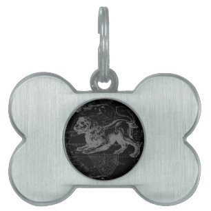 Leo Constellation Hevelius 1690 Decor Pet ID Tag