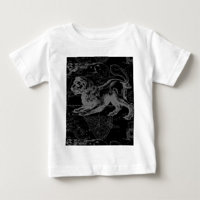 Leo Constellation Hevelius 1690 July23 - August 22 Baby T-Shirt (Front)