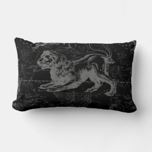 Leo Constellation Hevelius 1690 July23 - August 22 Lumbar Cushion