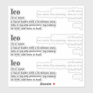 Leo Definition Aesthetic Astrology Gift