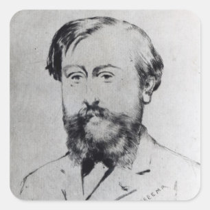 Leo Delibes Square Sticker