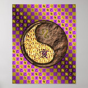 Leo & Earth Boar Poster