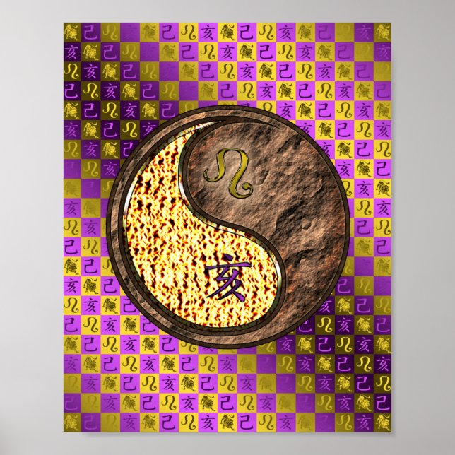 Leo & Earth Boar Poster (Front)