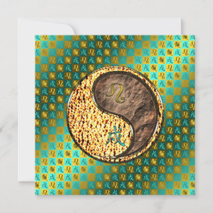 Leo & Earth Dog Card