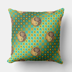 Leo & Earth Dog Cushion