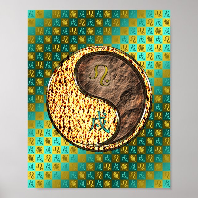 Leo & Earth Dog Poster (Front)
