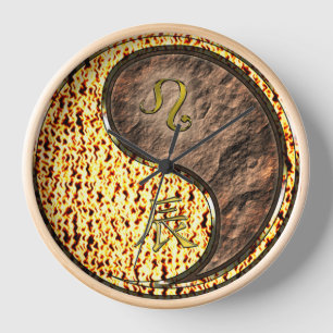 Leo & Earth Dragon Clock