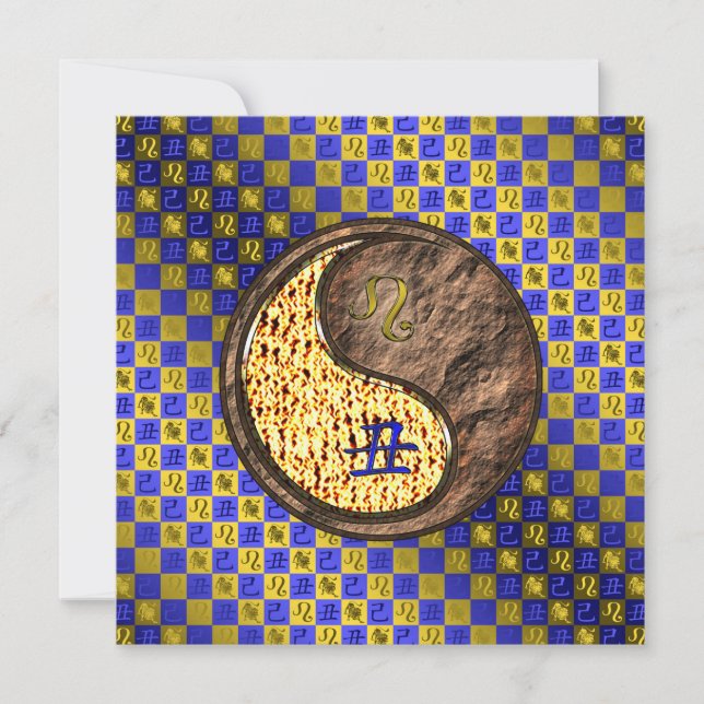 Leo & Earth Ox Card (Front)