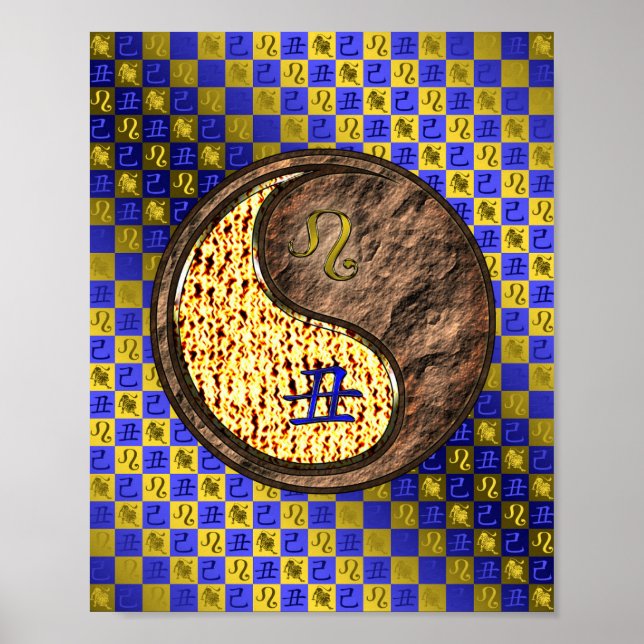 Leo & Earth Ox Poster (Front)