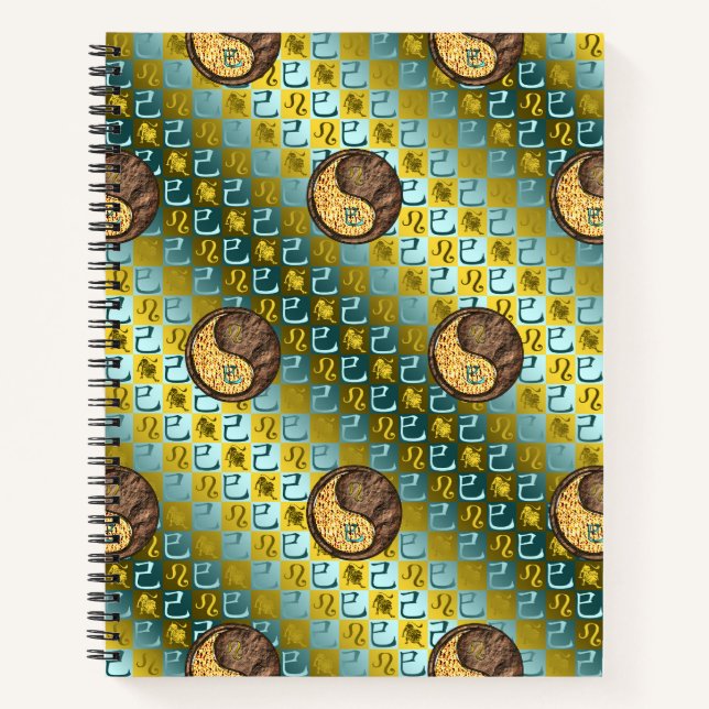 Leo & Earth Snake Notebook (Front)