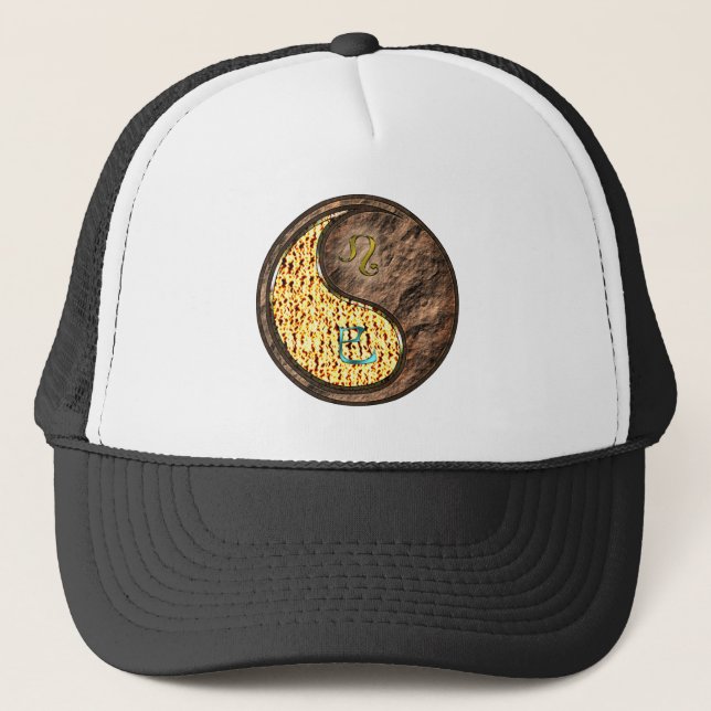 Leo & Earth Snake Trucker Hat (Front)