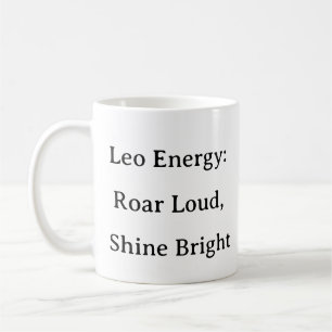 Leo Energy Roar Shine Bright Zodiac Mug – Astrolog