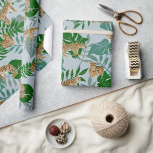 Leo exotic Jungle Wrapping Paper