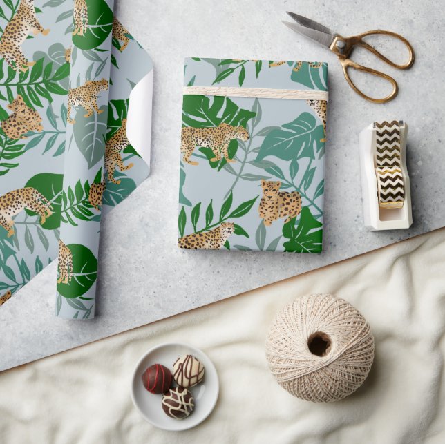 Leo exotic Jungle Wrapping Paper (Crafts)