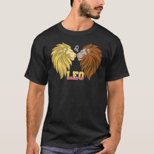 Leo Facts Astrology Lion Zodiac Sign Birthday T-Shirt
