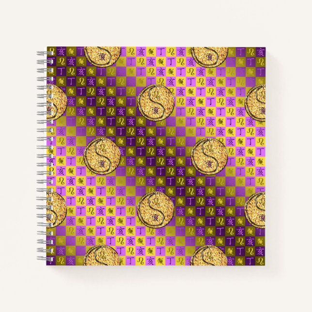 Leo & Fire Boar Notebook (Front)