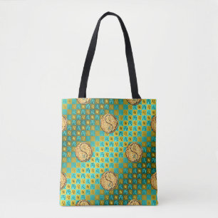 Leo & Fire Dog Tote Bag